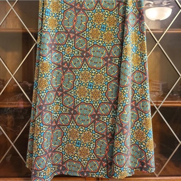 Lularoe Azure skirt - NWOT - size 2XL -  fun geometric print - Picture 5 of 5